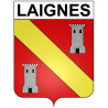 Omps Sticker wappen, gelsenkirchen, augsburg, klebender aufkleber