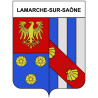 Lamarche-sur-Saône 21 ville Stickers blason autocollant adhésif