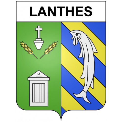 Lanthes 21 ville Stickers blason autocollant adhésif