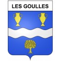 Les Goulles 21 ville Stickers blason autocollant adhésif