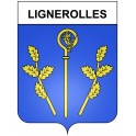 Lignerolles 21 ville Stickers blason autocollant adhésif