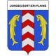 Longecourt-en-Plaine 21 ville Stickers blason autocollant adhésif