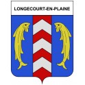 Longecourt-en-Plaine 21 ville Stickers blason autocollant adhésif