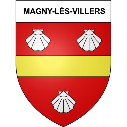 Magny-lès-Villers 21 ville Stickers blason autocollant adhésif