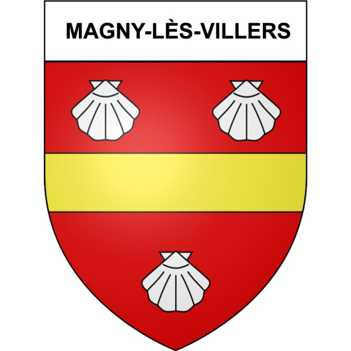 Magny-lès-Villers 21 ville Stickers blason autocollant adhésif