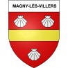 Magny-lès-Villers 21 ville Stickers blason autocollant adhésif