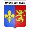 Magny-sur-Tille 21 ville Stickers blason autocollant adhésif