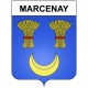 Marcenay 21 ville Stickers blason autocollant adhésif