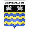 Marsannay-la-Côte Sticker wappen, gelsenkirchen, augsburg, klebender aufkleber