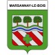 Marsannay-le-Bois 21 ville Stickers blason autocollant adhésif