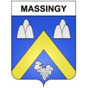 Massingy 21 ville Stickers blason autocollant adhésif