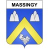 Massingy 21 ville Stickers blason autocollant adhésif