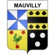 Mauvilly 21 ville Stickers blason autocollant adhésif