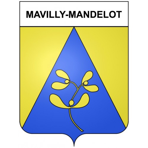 Mavilly-Mandelot 21 ville Stickers blason autocollant adhésif