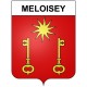 Meloisey 21 ville Stickers blason autocollant adhésif