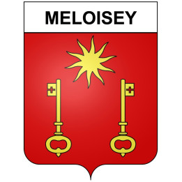 Meloisey 21 ville Stickers blason autocollant adhésif