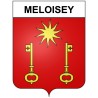 Meloisey 21 ville Stickers blason autocollant adhésif