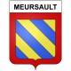 Pegatinas escudo de armas de Meursault adhesivo de la etiqueta engomada