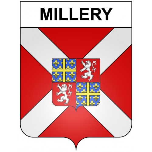 Millery 21 ville Stickers blason autocollant adhésif