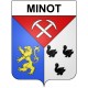 Minot 21 ville Stickers blason autocollant adhésif