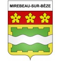 Mirebeau-sur-Bèze 21 ville Stickers blason autocollant adhésif