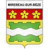 Mirebeau-sur-Bèze 21 ville Stickers blason autocollant adhésif