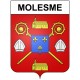 Molesme 21 ville Stickers blason autocollant adhésif