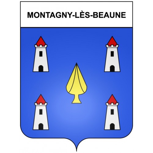 Montagny-lès-Beaune 21 ville Stickers blason autocollant adhésif