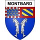Montbard 21 ville Stickers blason autocollant adhésif