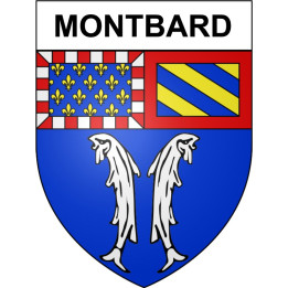 Montbard 21 ville Stickers blason autocollant adhésif