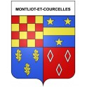Montliot-et-Courcelles 21 ville Stickers blason autocollant adhésif