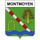 Montmoyen 21 ville Stickers blason autocollant adhésif