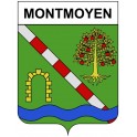 Montmoyen 21 ville Stickers blason autocollant adhésif