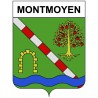 Montmoyen 21 ville Stickers blason autocollant adhésif