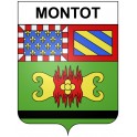 Montot 21 ville Stickers blason autocollant adhésif