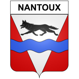 Nantoux 21 ville Stickers blason autocollant adhésif