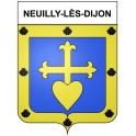 Neuilly-lès-Dijon 21 ville Stickers blason autocollant adhésif
