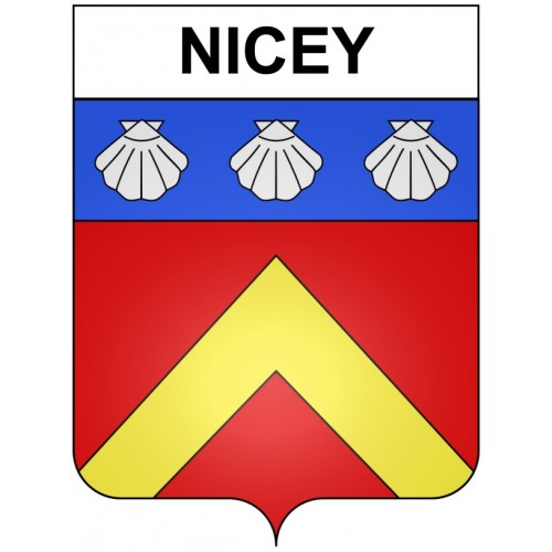 Nicey 21 ville Stickers blason autocollant adhésif