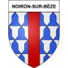 Noiron-sur-Bèze 21 ville Stickers blason autocollant adhésif