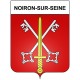 Noiron-sur-Seine 21 ville Stickers blason autocollant adhésif