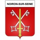 Noiron-sur-Seine 21 ville Stickers blason autocollant adhésif