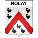 Nolay 21 ville Stickers blason autocollant adhésif