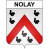 Nolay 21 ville Stickers blason autocollant adhésif
