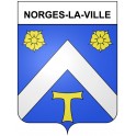 Norges-la-Ville 21 ville Stickers blason autocollant adhésif