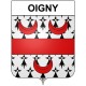 Omps Sticker wappen, gelsenkirchen, augsburg, klebender aufkleber