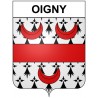 Omps Sticker wappen, gelsenkirchen, augsburg, klebender aufkleber