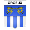 Orgeux 21 ville Stickers blason autocollant adhésif