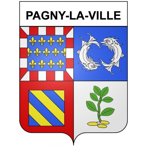 Pagny-la-Ville 21 ville Stickers blason autocollant adhésif