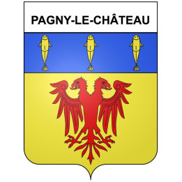 Pagny-le-Château 21 ville Stickers blason autocollant adhésif