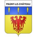 Pagny-le-Château 21 ville Stickers blason autocollant adhésif